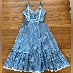 RARE Vtg 70s cotton dress